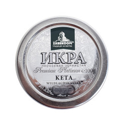 Keta Lachskaviar Zarendom Premium Platinum 100g Glas